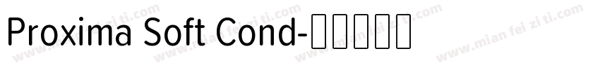 Proxima Soft Cond字体转换